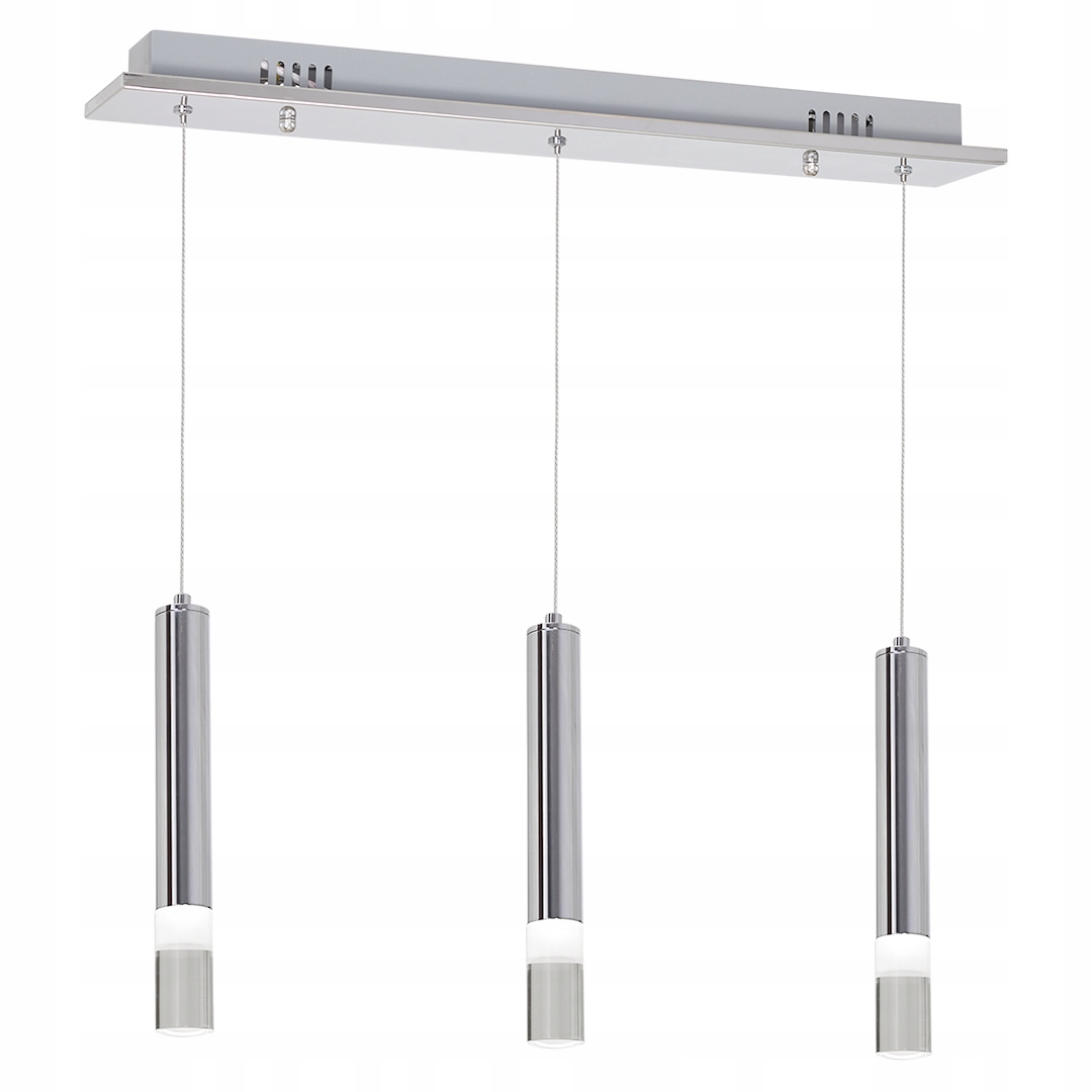 Závesná lampa Milagro Ice moderná chróm 15W Led 4000K neutrálna 28 cm