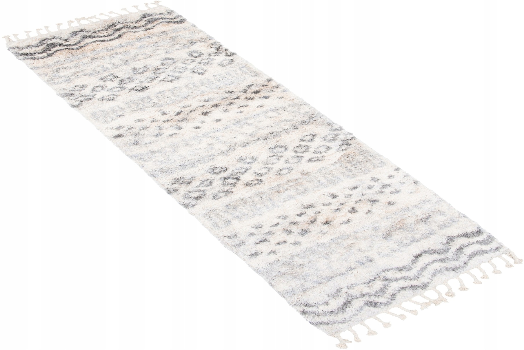 Koberec Behúň Shaggy Aztec 70x250 Strapce Boho w07