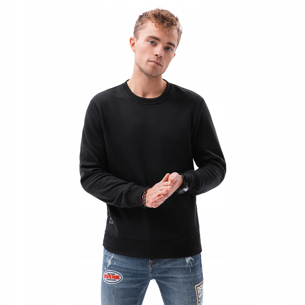 

Bluza męska bez kaptura B978 czarna S