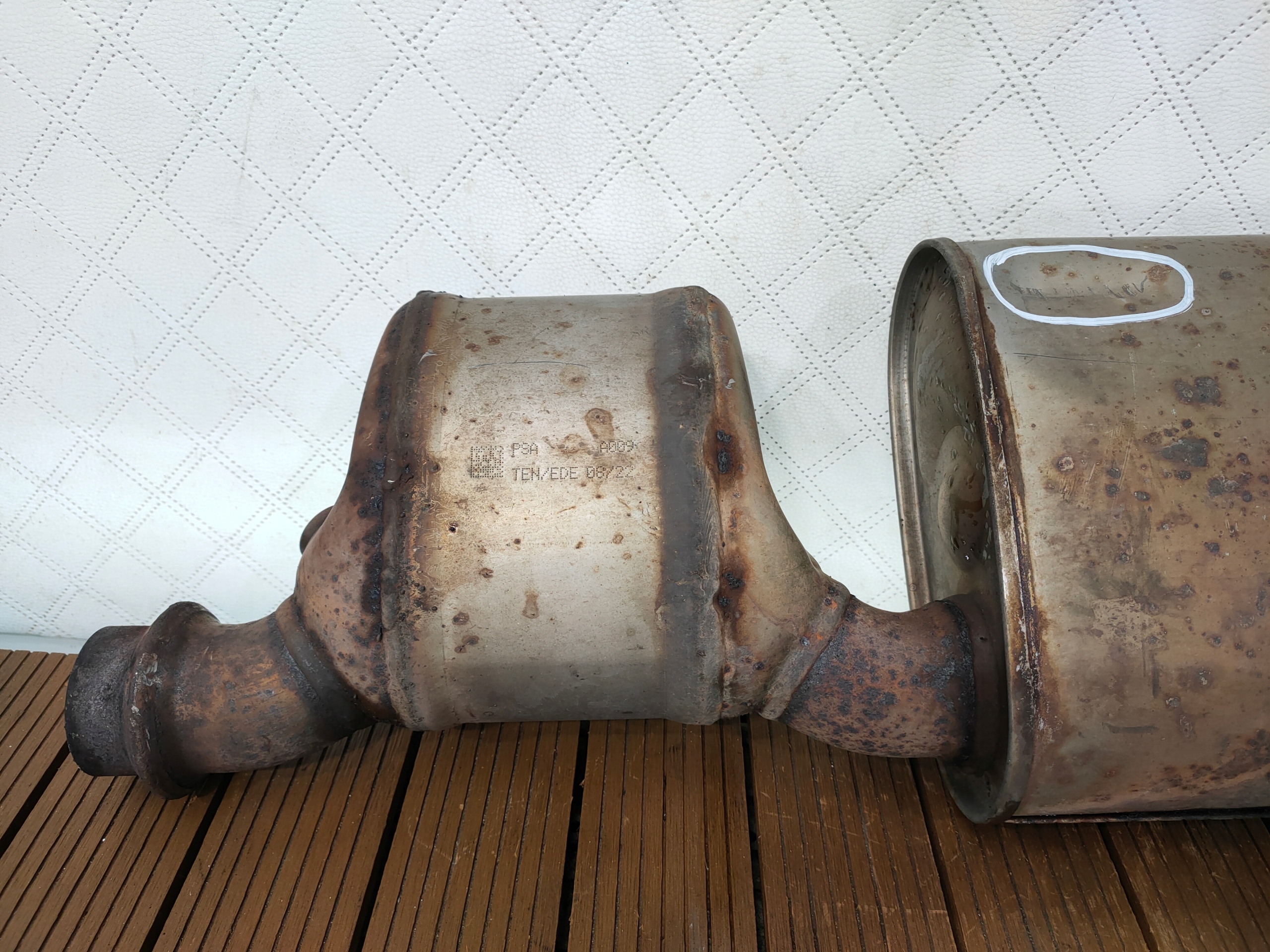 JUMPY EXPERT PROACE III 16-25 2.0 BLUEHDI muffler, exhaust PSA4474 OE