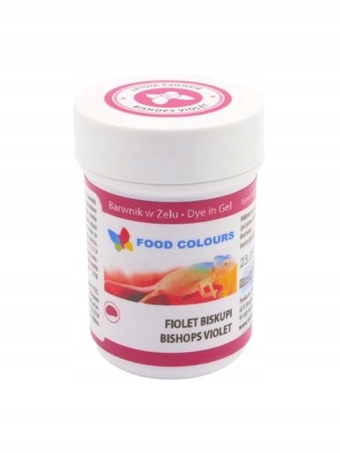 Levně Food Colours Gelové barvivo Biskupská fialová 35 ml