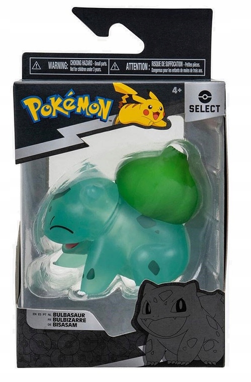 Pokemon Select Figurka Bulbasaur prześwitująca