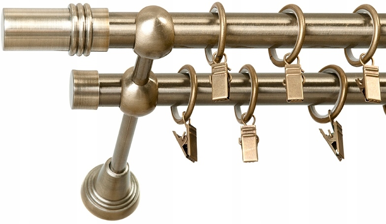 

Karnisz Metalowy Fi 19 Podwójny 360 CM Metal