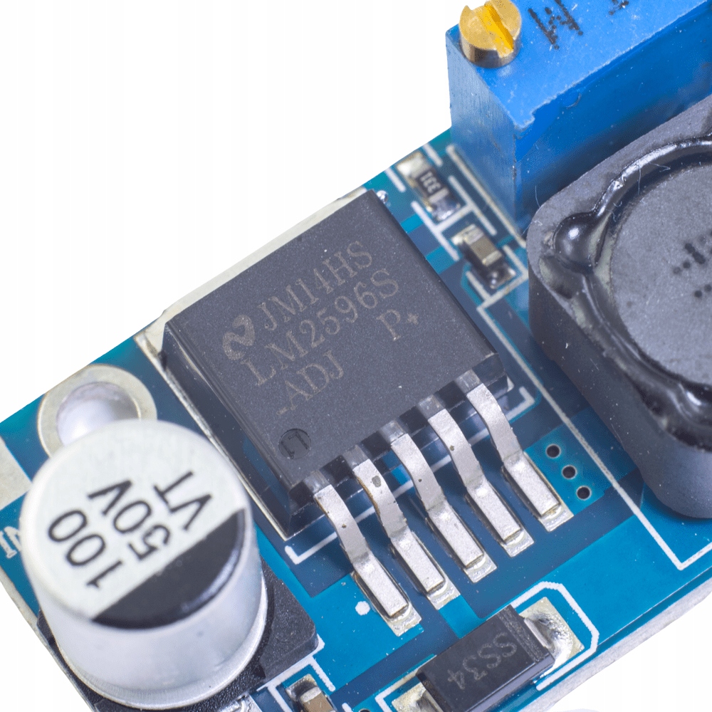Przetwornica Step-Down LM2596 3A 1,5-35V Model Przetwornica 3A DC-DC step-down LM2596
