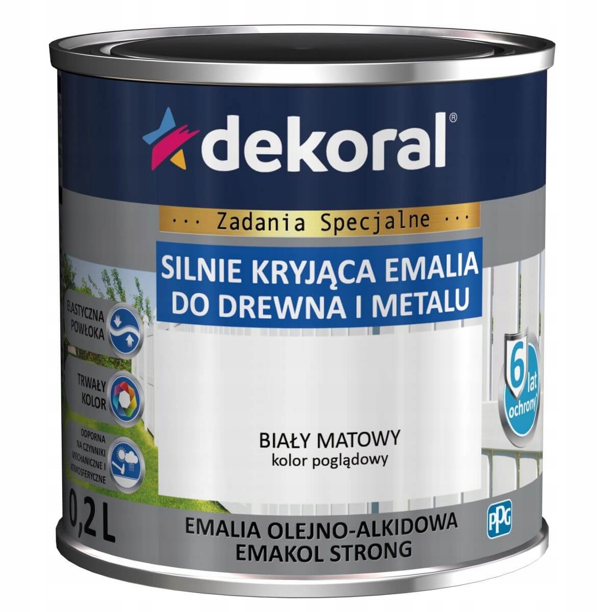 

Emakol Strong Biały Mat 0,2L Dekoral