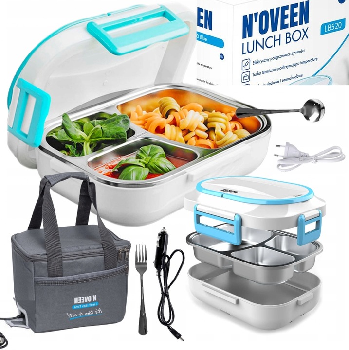 LUNCH BOX ELEKTRYCZNY PODGRZEWACZ TERMOS OBIADOWY 12/230 TORBA