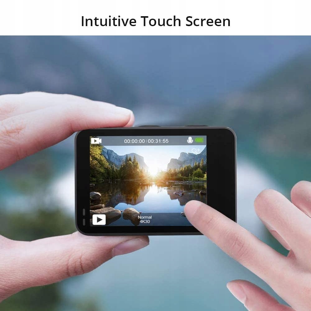 AKASO Kamera Sportowa 4K 30FPS 20MP Wodoodporna 40M EIS WiFi Touchscreen — miniatura 4