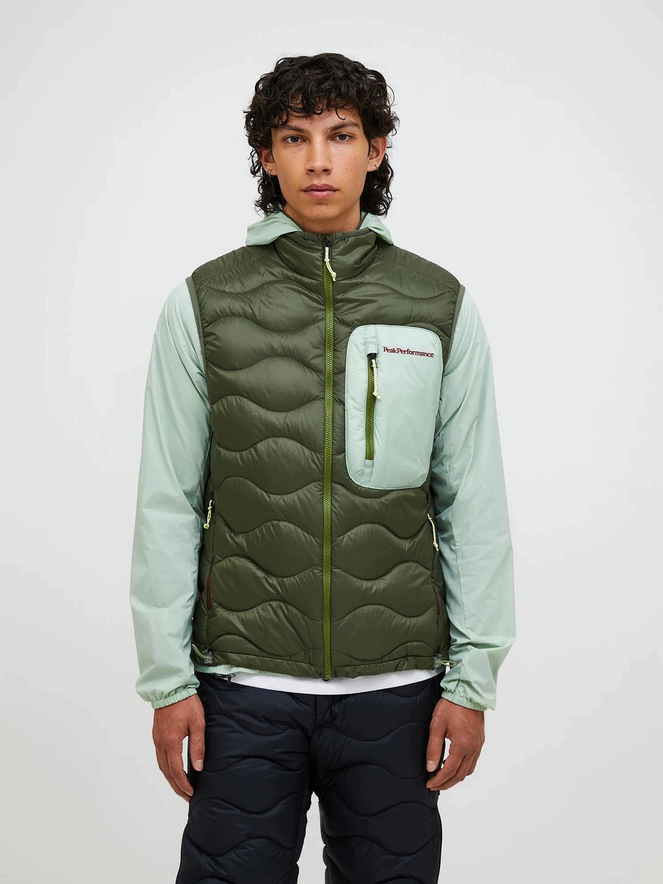 Peak Performance Kamizelka Męska Helium Utility Down Pine Needle Froste L