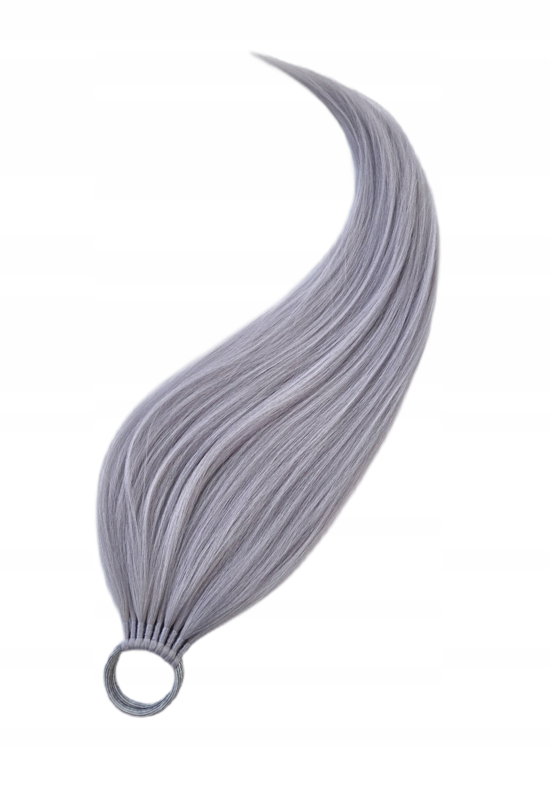 Připínací poník na gumičce, Příčesek, světle šedá, Stříbrná Víla, 40 cm