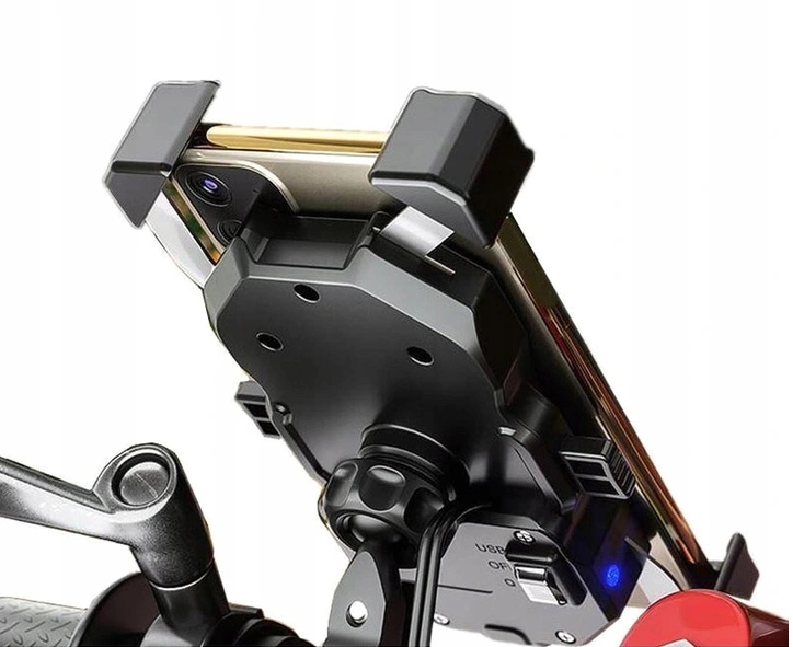 MOTOCYKLOWY UCHWYT TELEFON INDUKCYJNY QI QC3 0 Manufacturer other