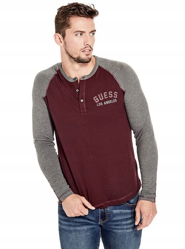 Guess pánské tričko s dlouhým rukávem Gibbons S