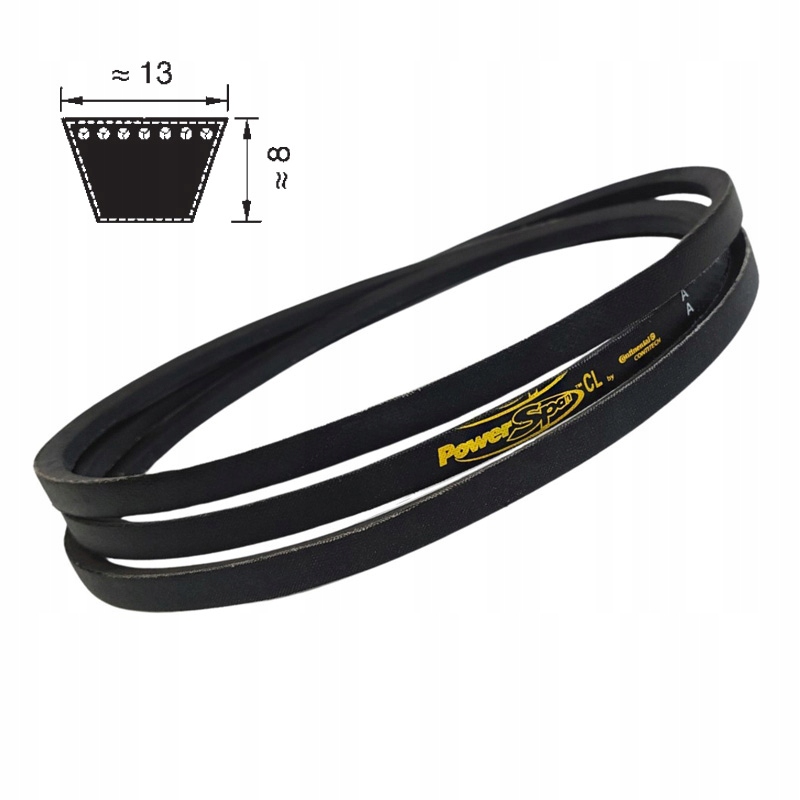 Pas pasek klinowy A/13 1245 Li=1275Lp Power Span CONTINENTAL 13x1275