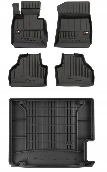 Set 3D Koberce a rohož do kufru Bmw X3 F25 2010-2017