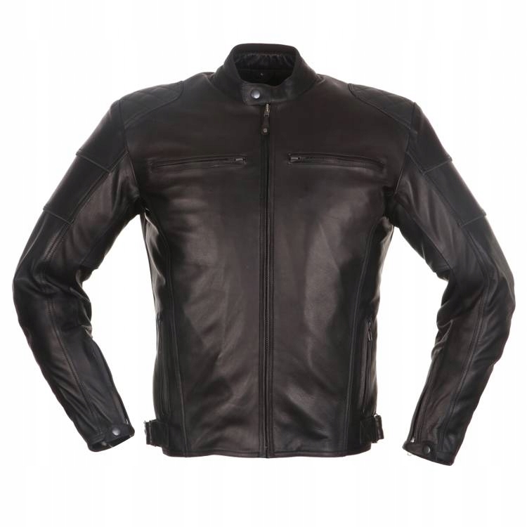 KURTKA SKÓRZANA MODEKA RUVEN CZARNA r. 4XL