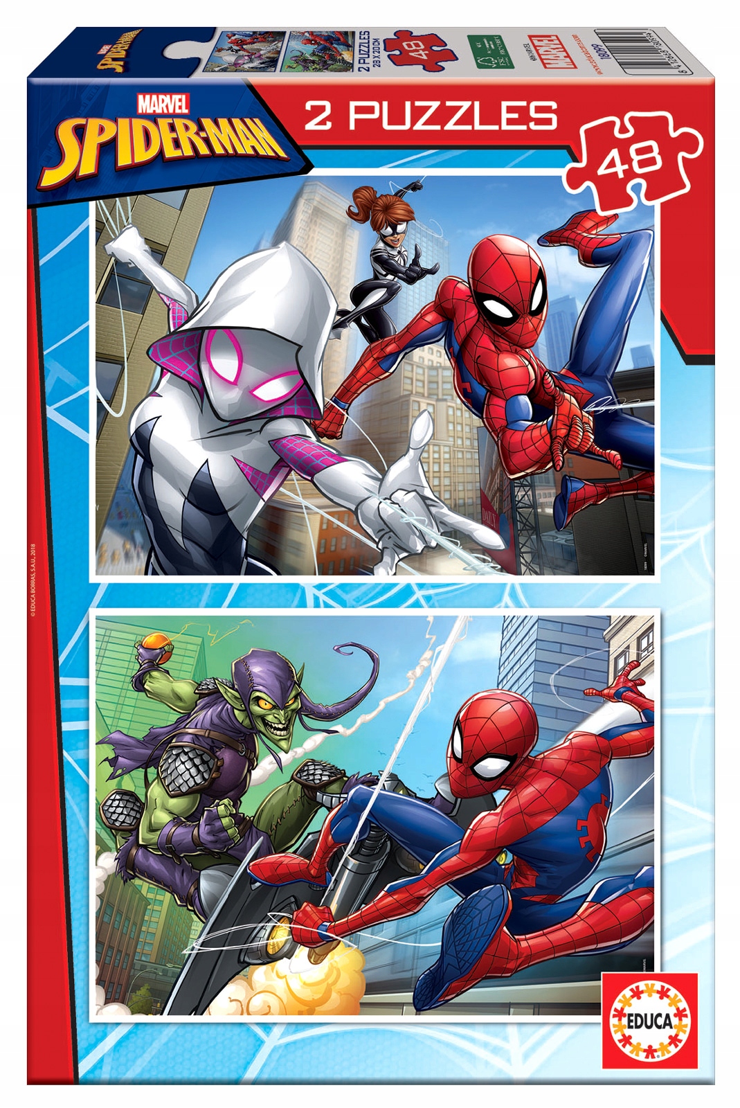 

Educa Puzzle 2 x 48 el Spider-Man