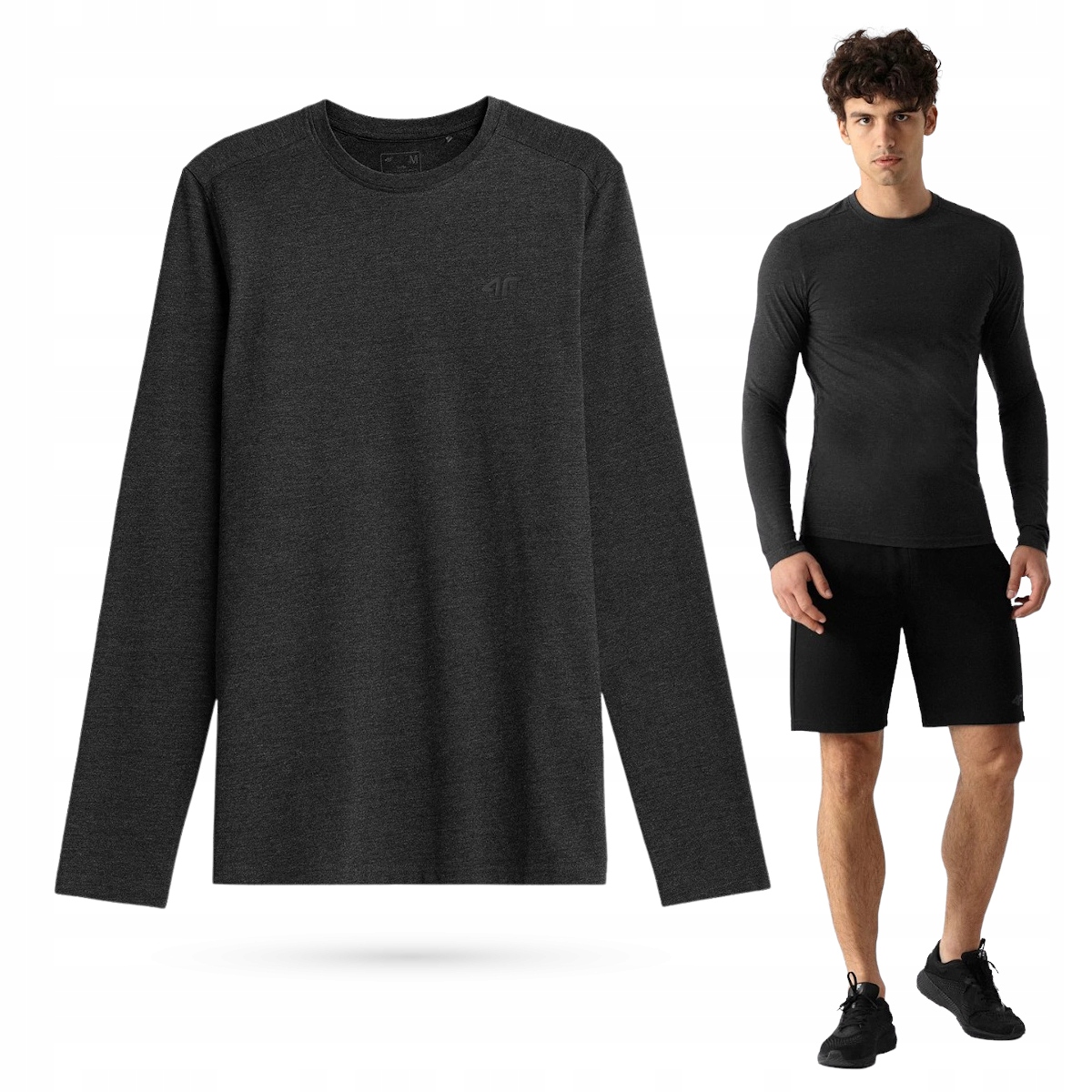 

Koszulka Męska 4F z Długim Rękawem Logsleeve L