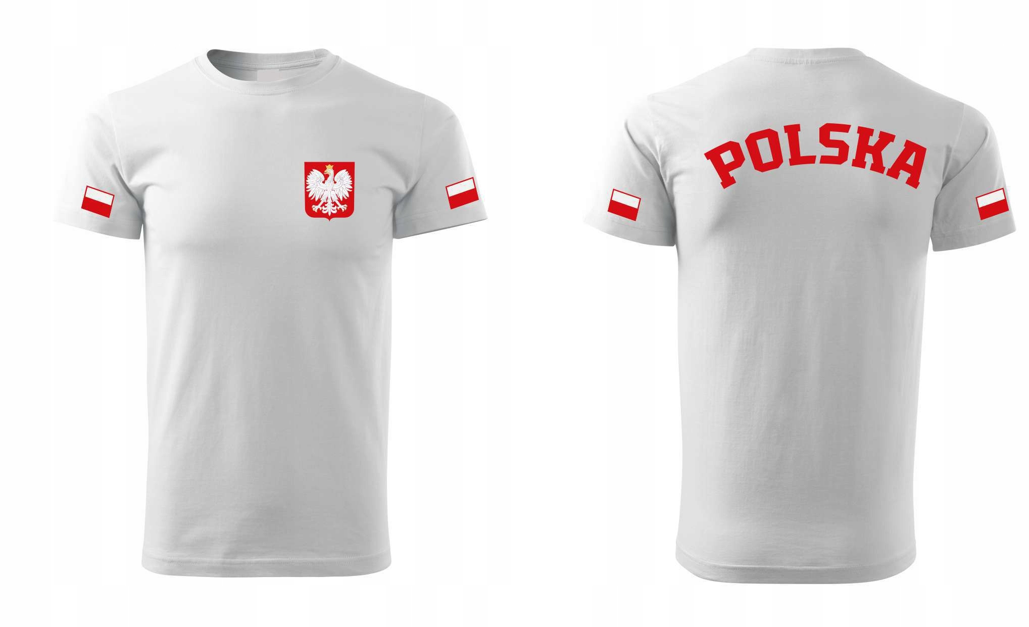 Koszulka Kibica REPREZENTACJI POLSKI Orzeł Godło