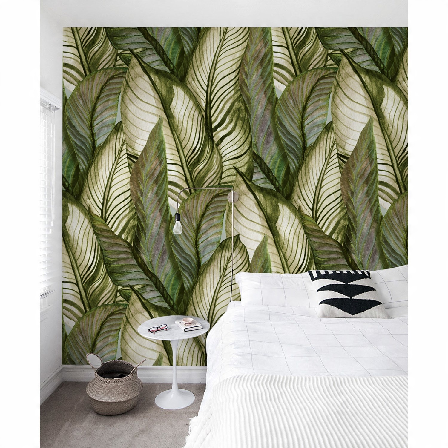 

Tapeta flizelina Zielona palma tropikalny 104x70