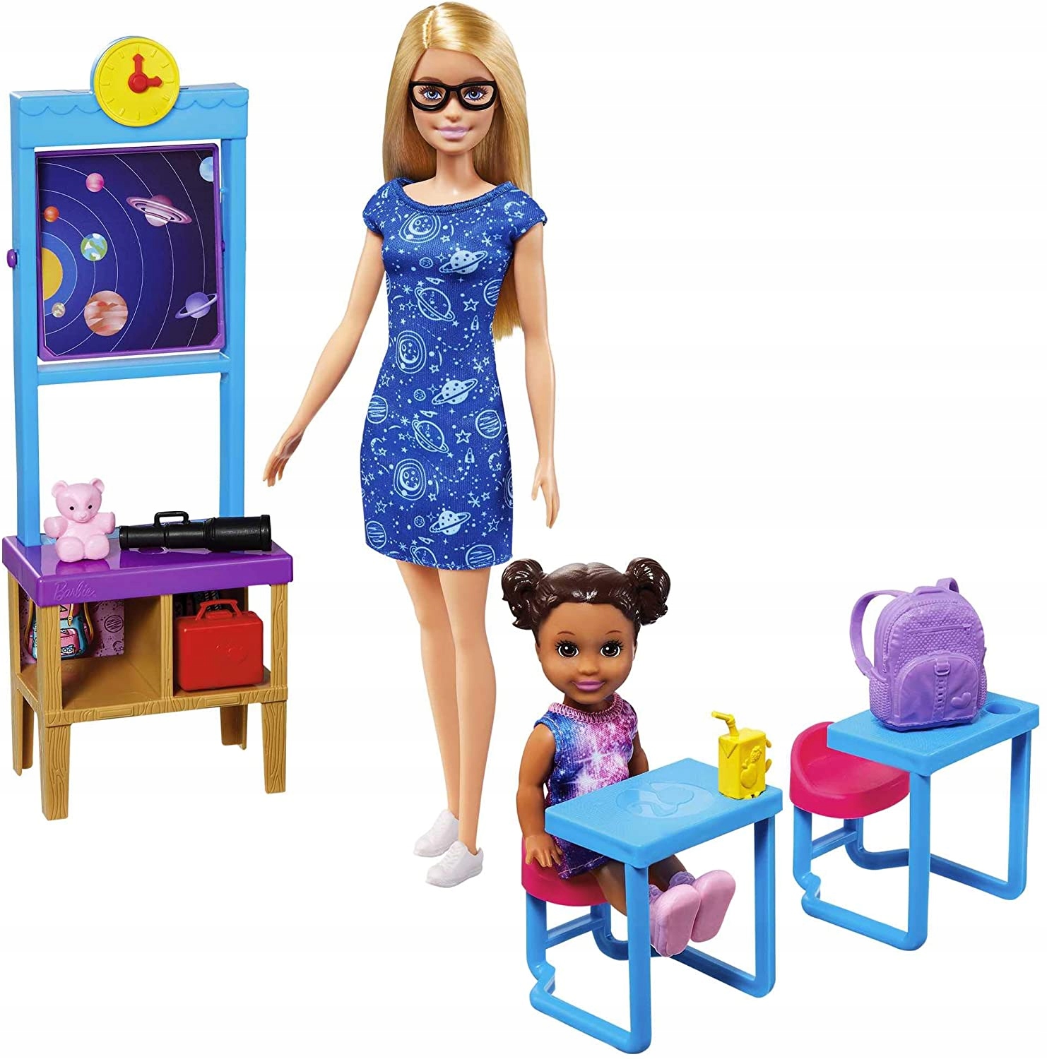 

Lalka Barbie Kosmiczna Przygoda nauka o kosmosie