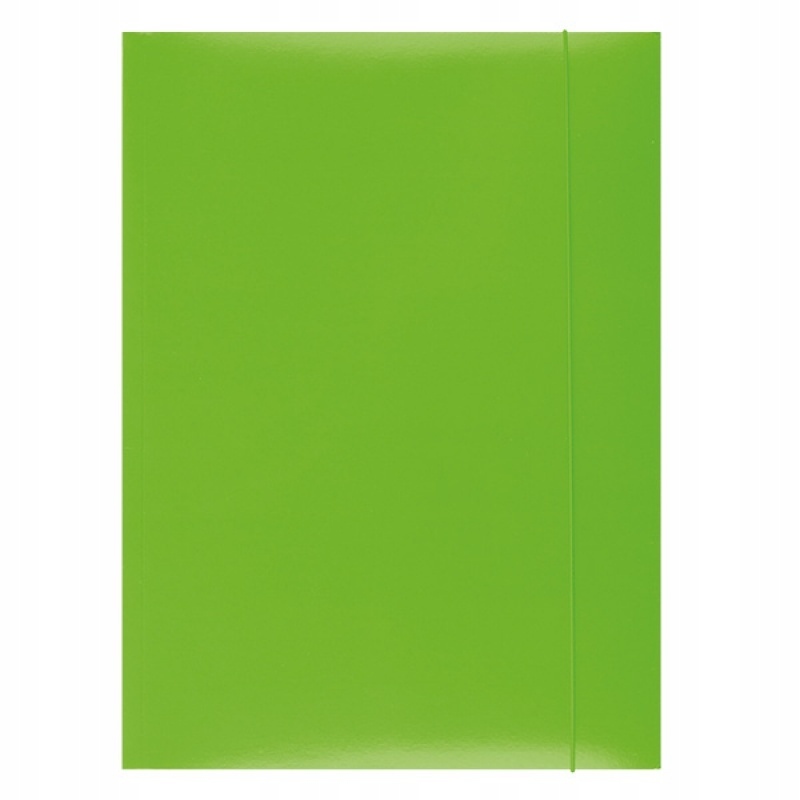 

Teczka z gumką A4 350gsm 3-skrz zielona