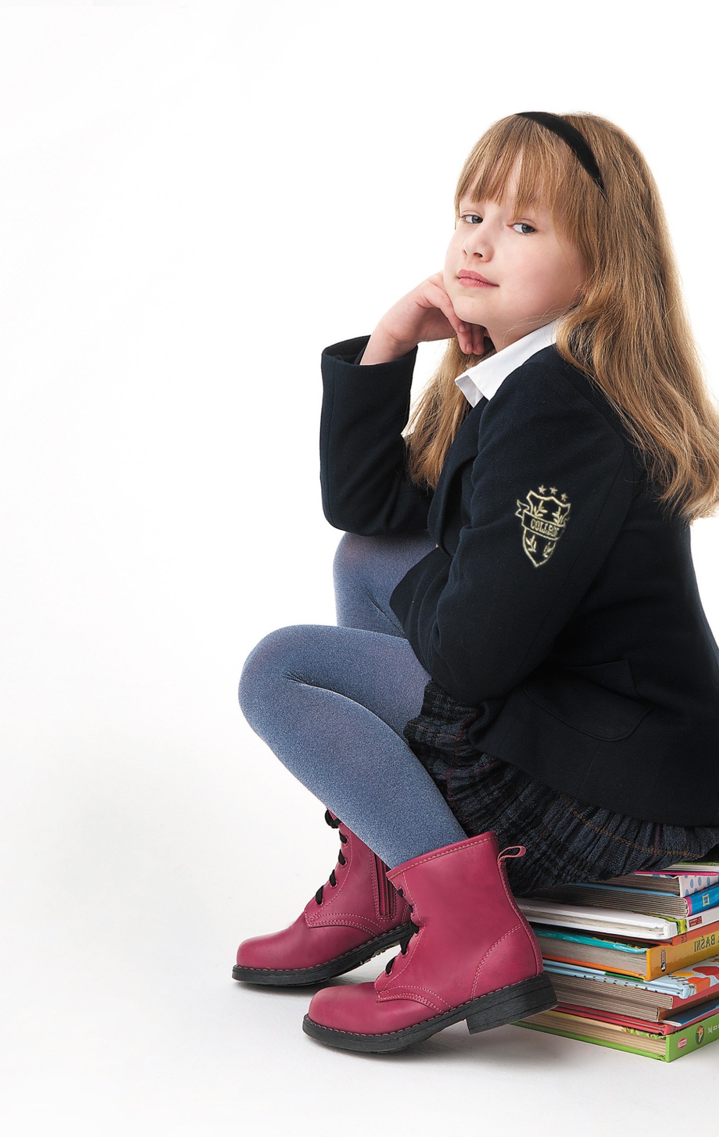 

Knittex Rajstopy 50 melanż jeans 128-134 College