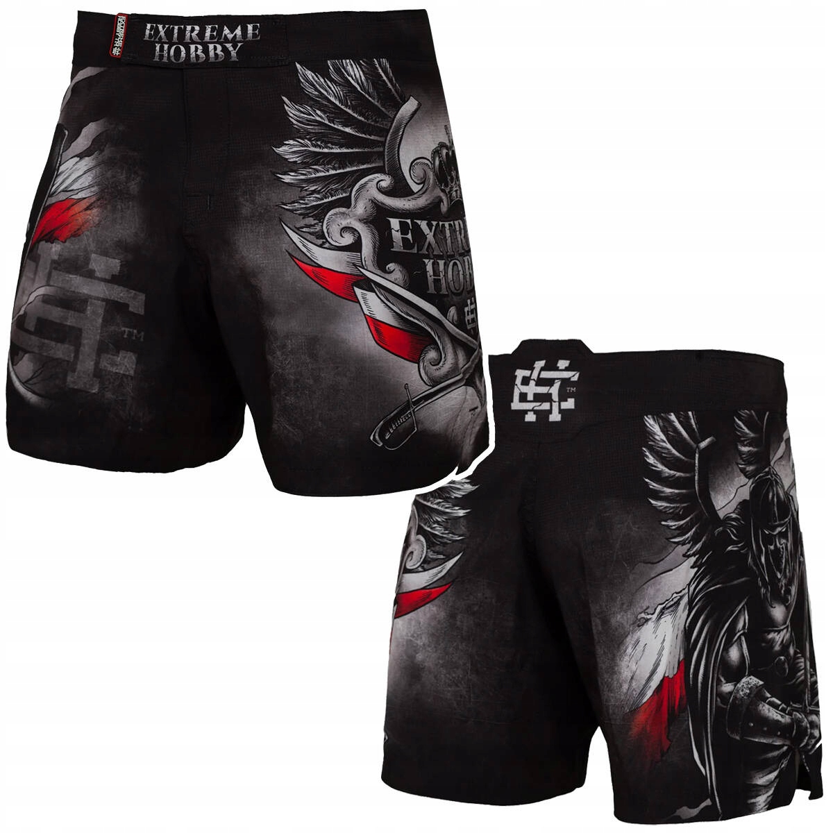 Krótkie spodenki treningowe męskie Extreme Hobby Husarz r. XL