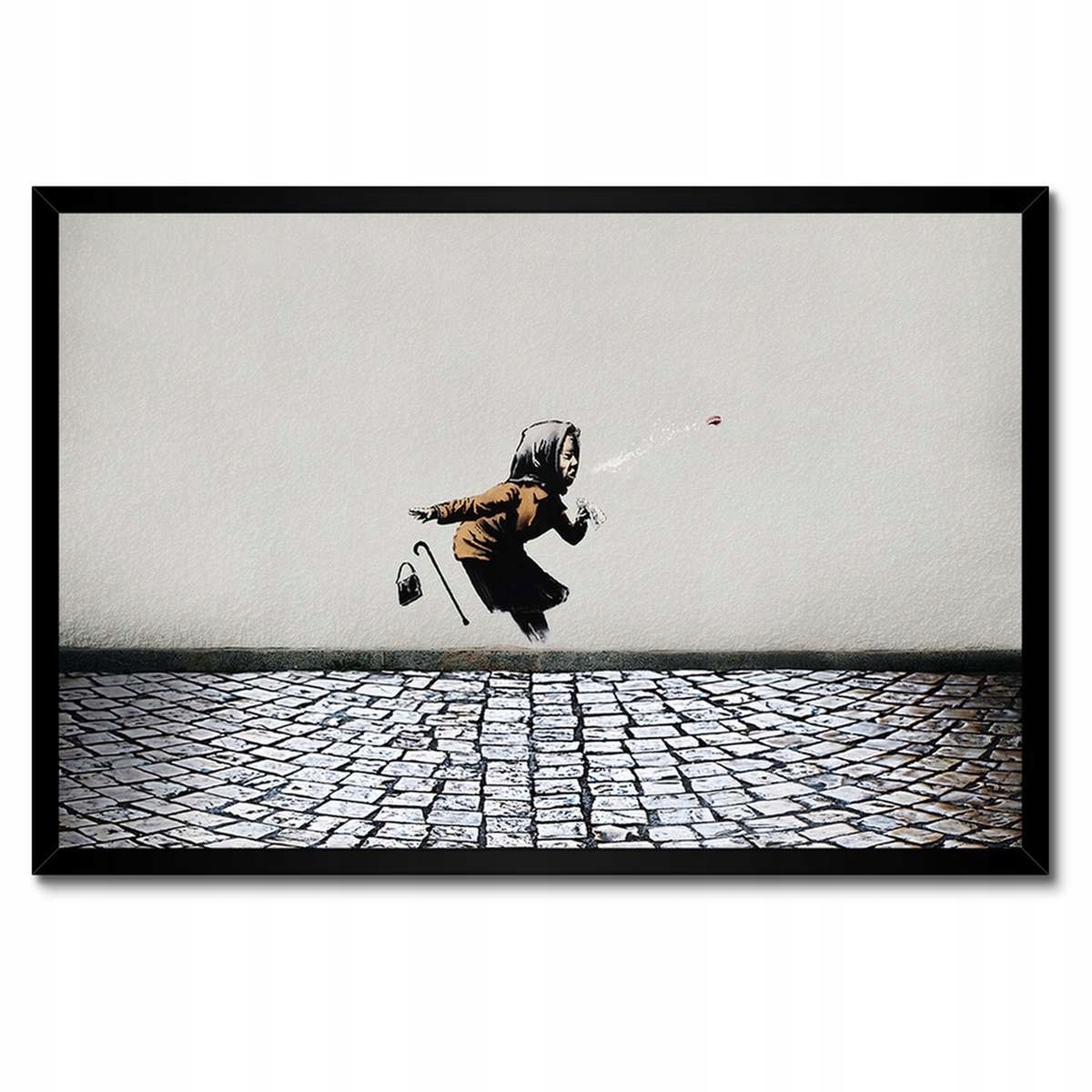 Plakáty v rámu 60x40 Banksy Babička Achoo Kicha