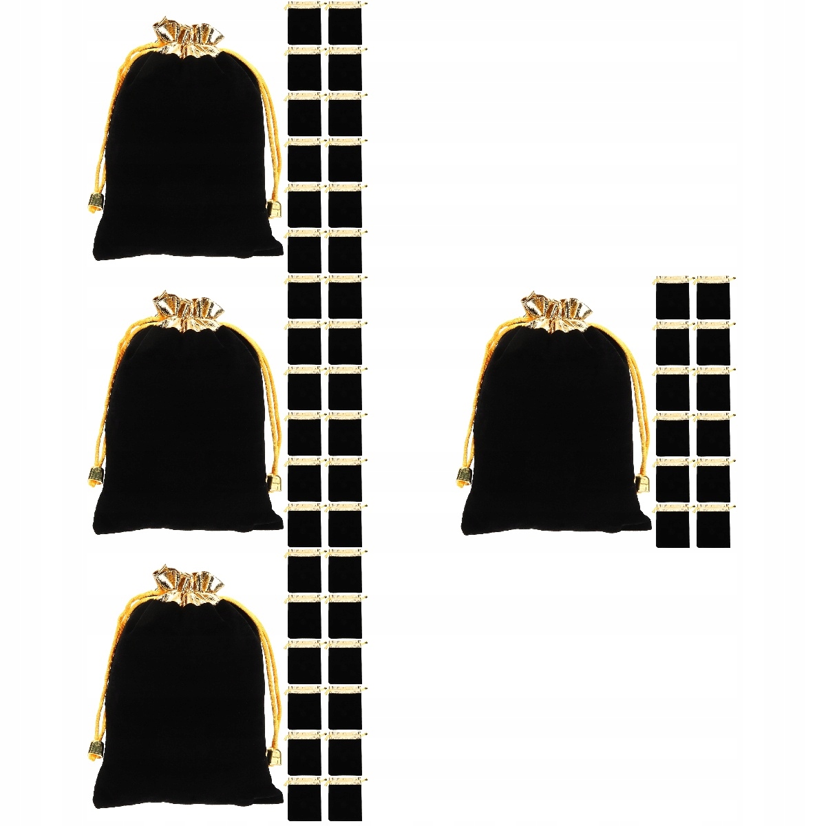 Sznurek Woreczki na Biżuterię Aksamitna Torba Producent Inny