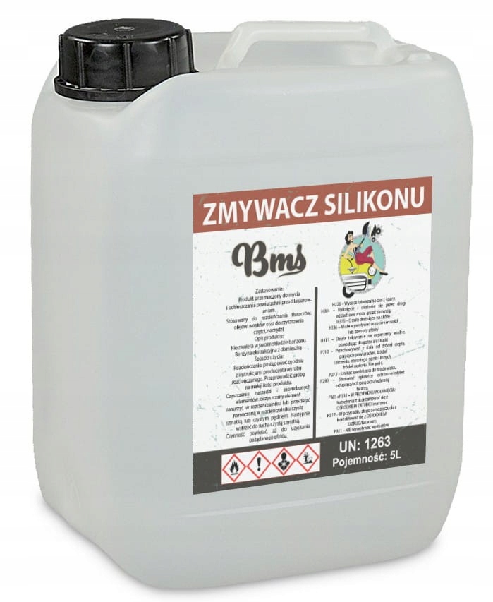 

Bms Zmywacz Do Usuwania Silikonu Odtłuszczacz 5L