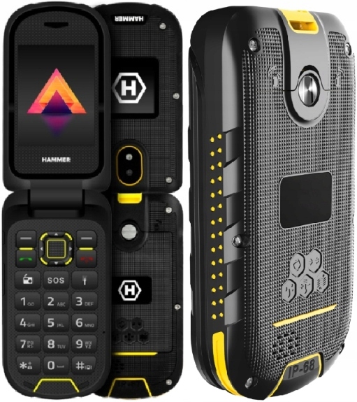 Odolný Telefon S Klapkou Myphone Hammer Bow IP68