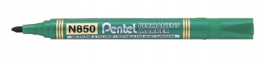 

Marker permanentny Pentel N850 zielony okrągły