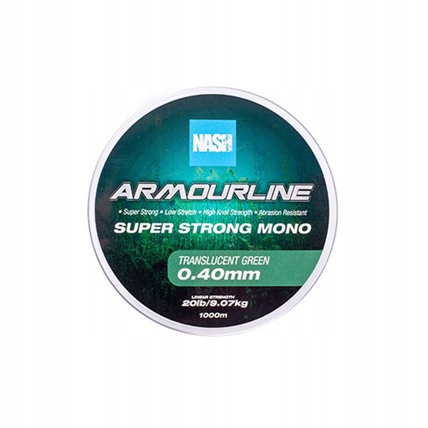 Nash Armourline Mono Green 20lb 0,40mm 1000m