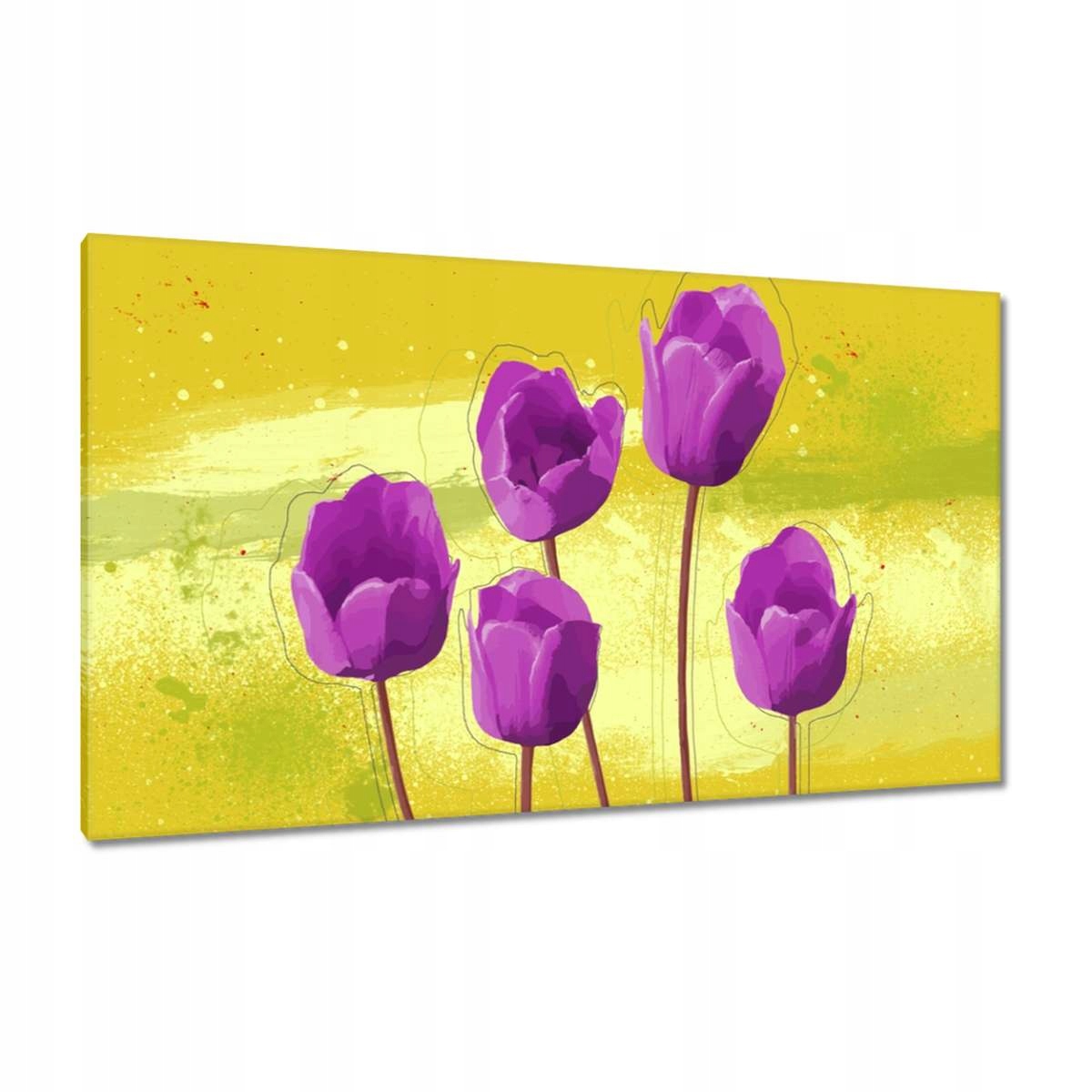 Obrazy 120x70 Polní máky Medové pozadí