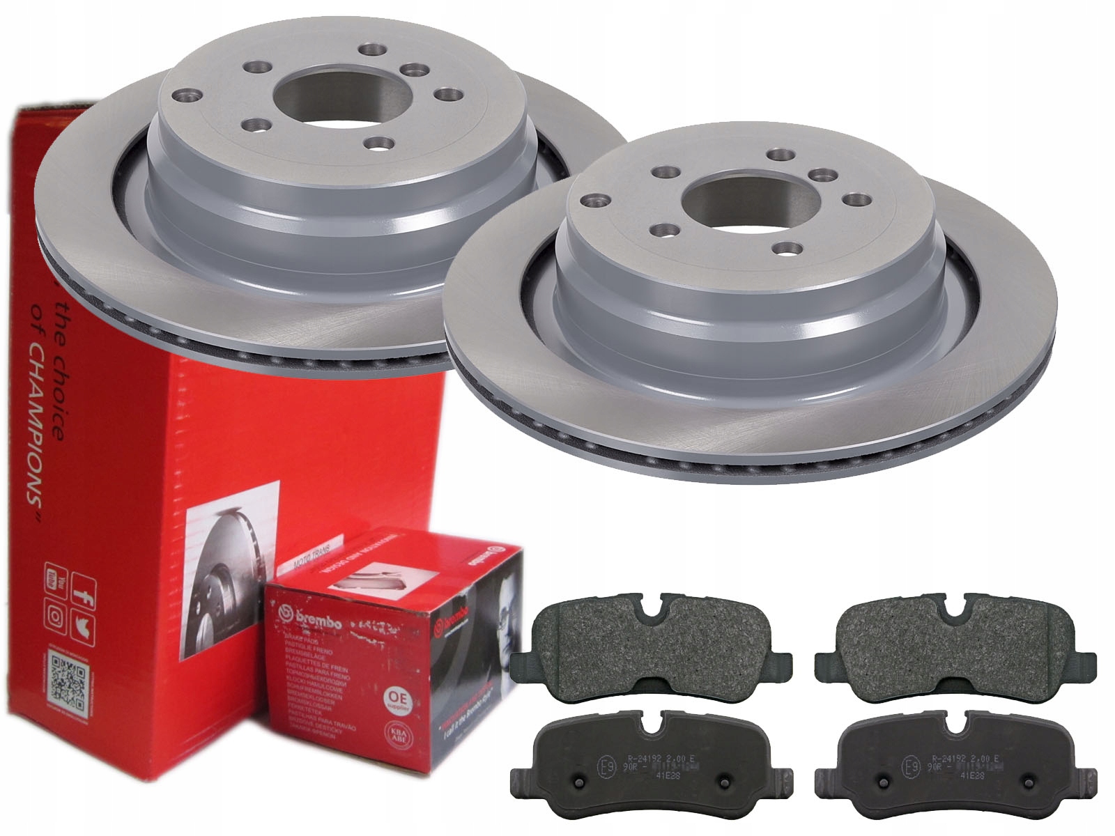 TARCZE KLOCKI BREMBO TYŁ RANGE ROVER III 354MM