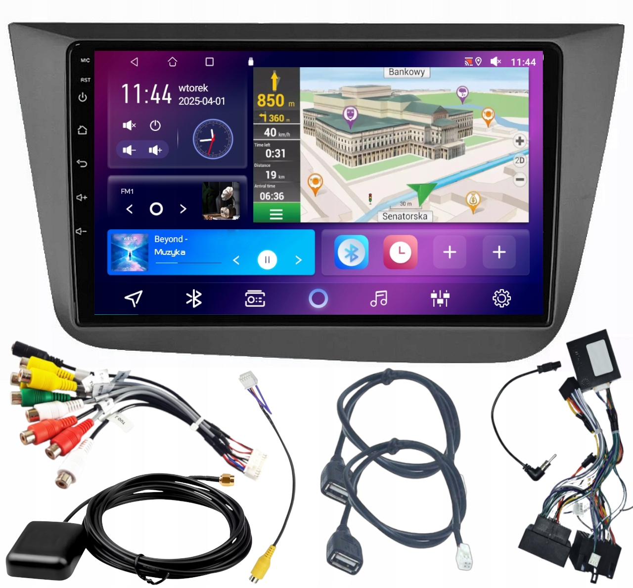 Autorádio S Carplay Seat Altea 2004-2015 Wifi Android 4GB 64GB