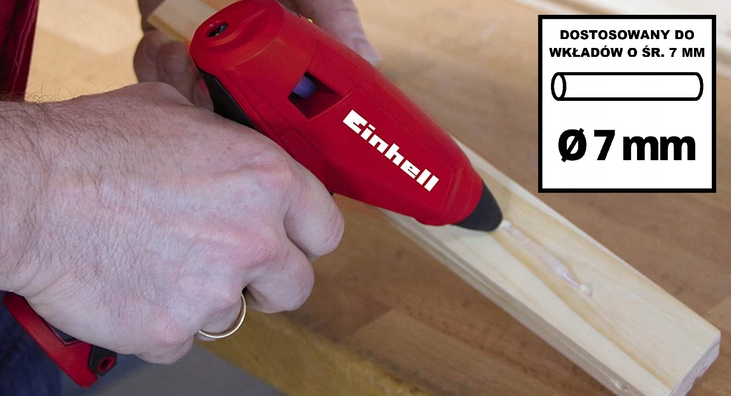 Pistolet do kleju Einhell TC-CG 3.6/1 Li 170°C Moc 3.6 W