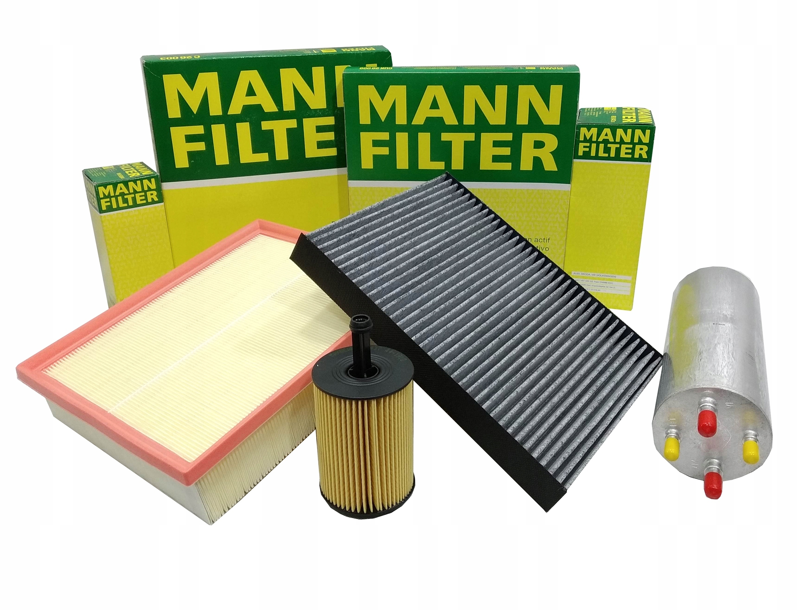 Mann Sada Filtrů Pro Transportér Vw T5 03-15 1.9 2.5 Tdi