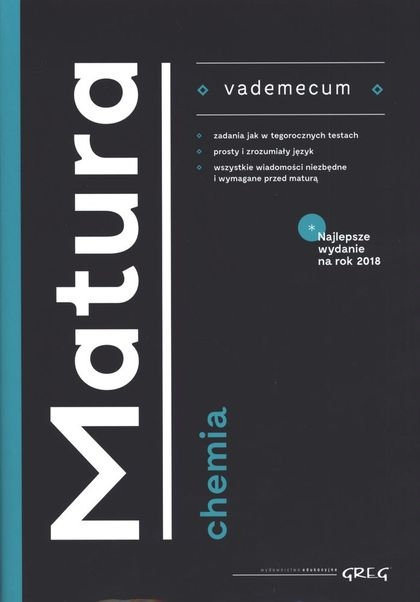Vademecum matura 2021 Chemia GREG