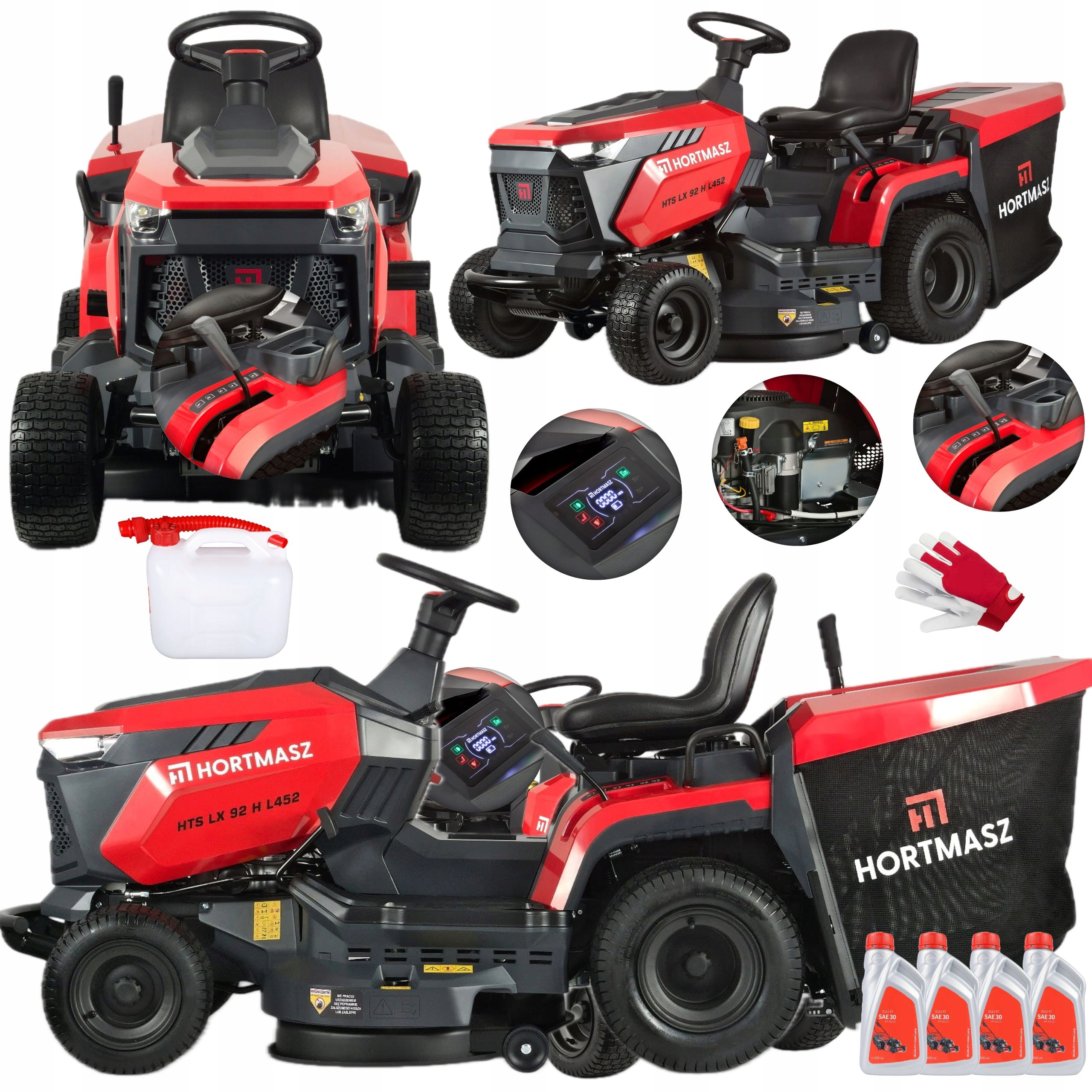 Hortmasz Hts LX 92 H L452 Traktorek Ogrodowy Kosiarka 92CM Hydrostatyczna