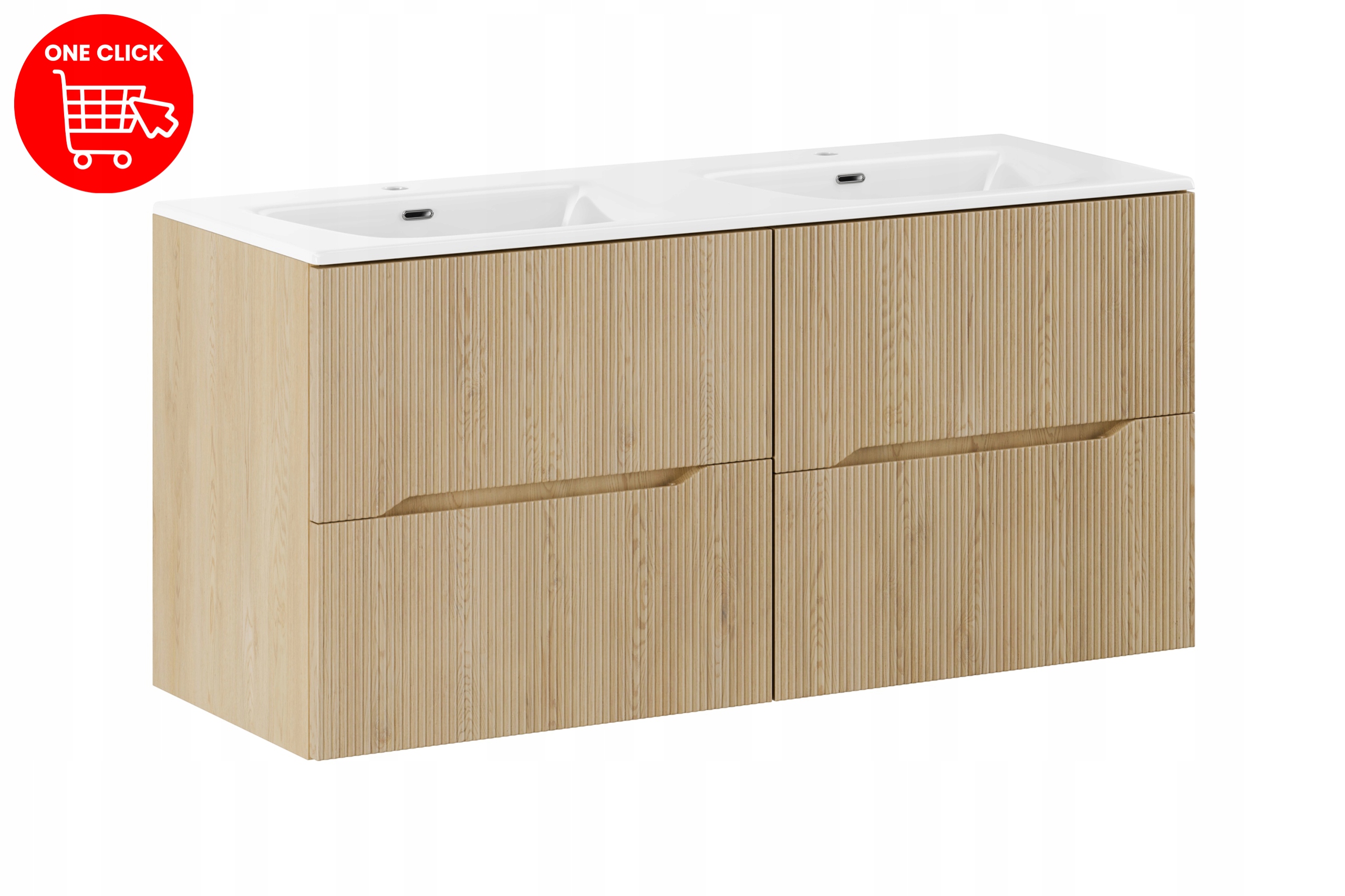 Nábytková sada 120 cm s nábytkovým umyvadlem Sky