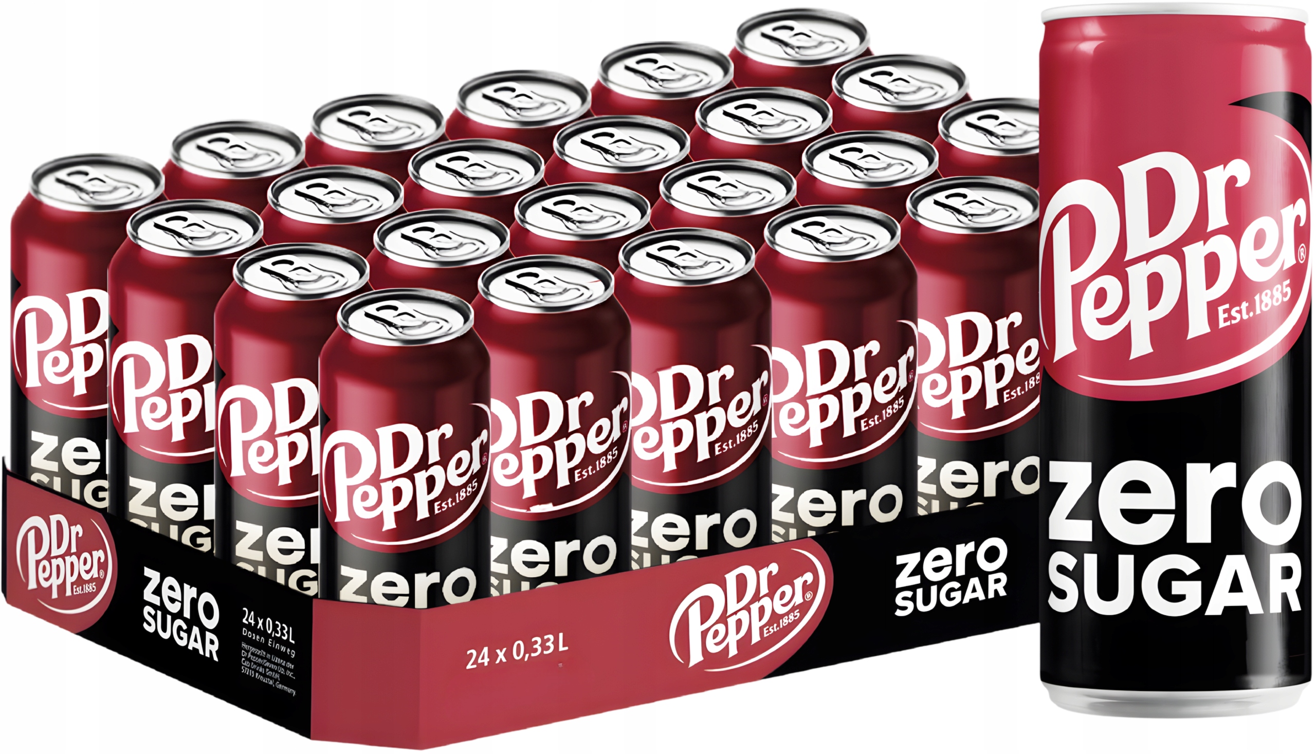 Levně Dr.Pepper Classic Zero Sugar 24×330ml
