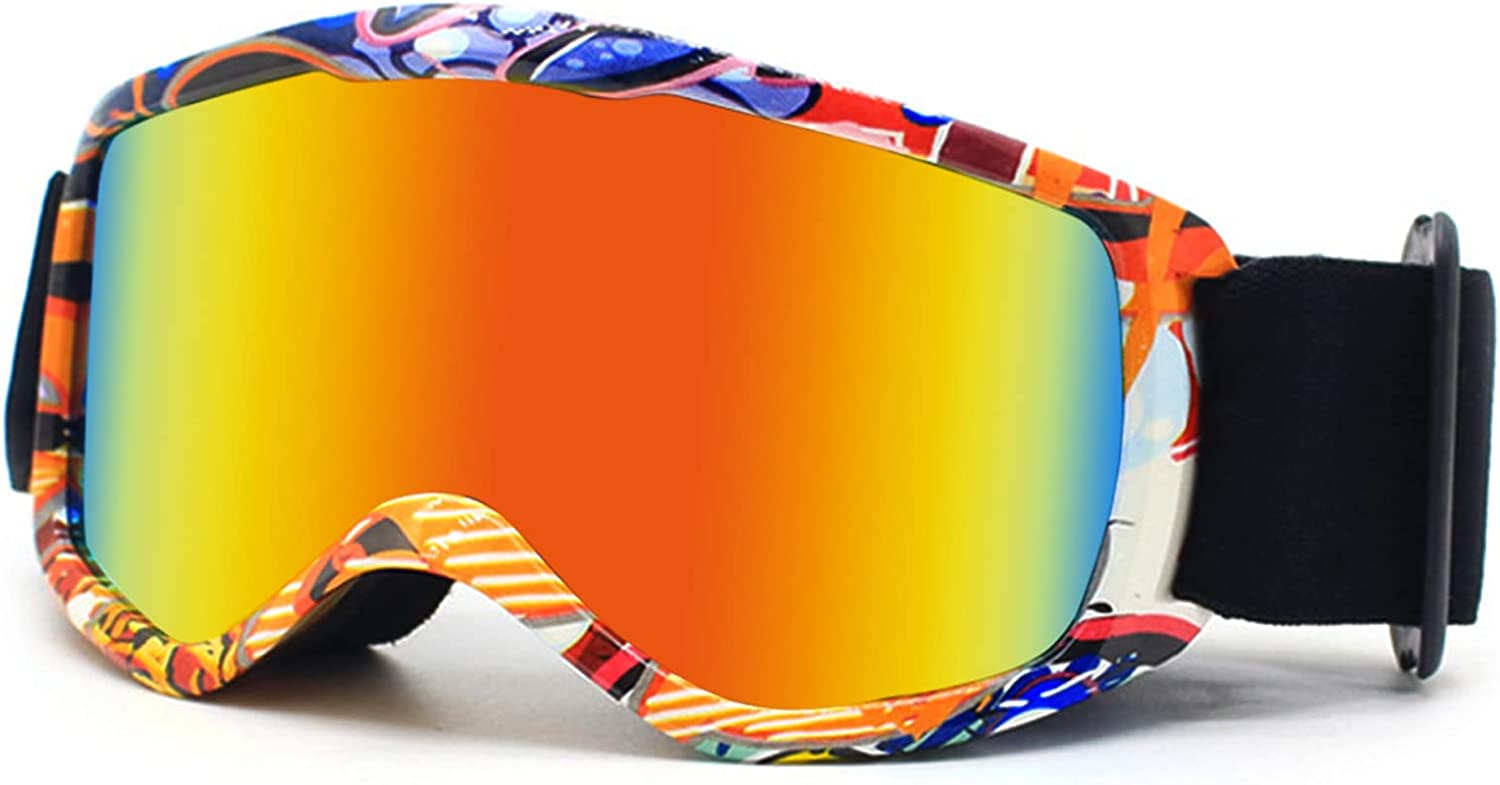 DZIECIĘCE GOGLE NARCIARSKIE ŚNIEG OCHRONA UV