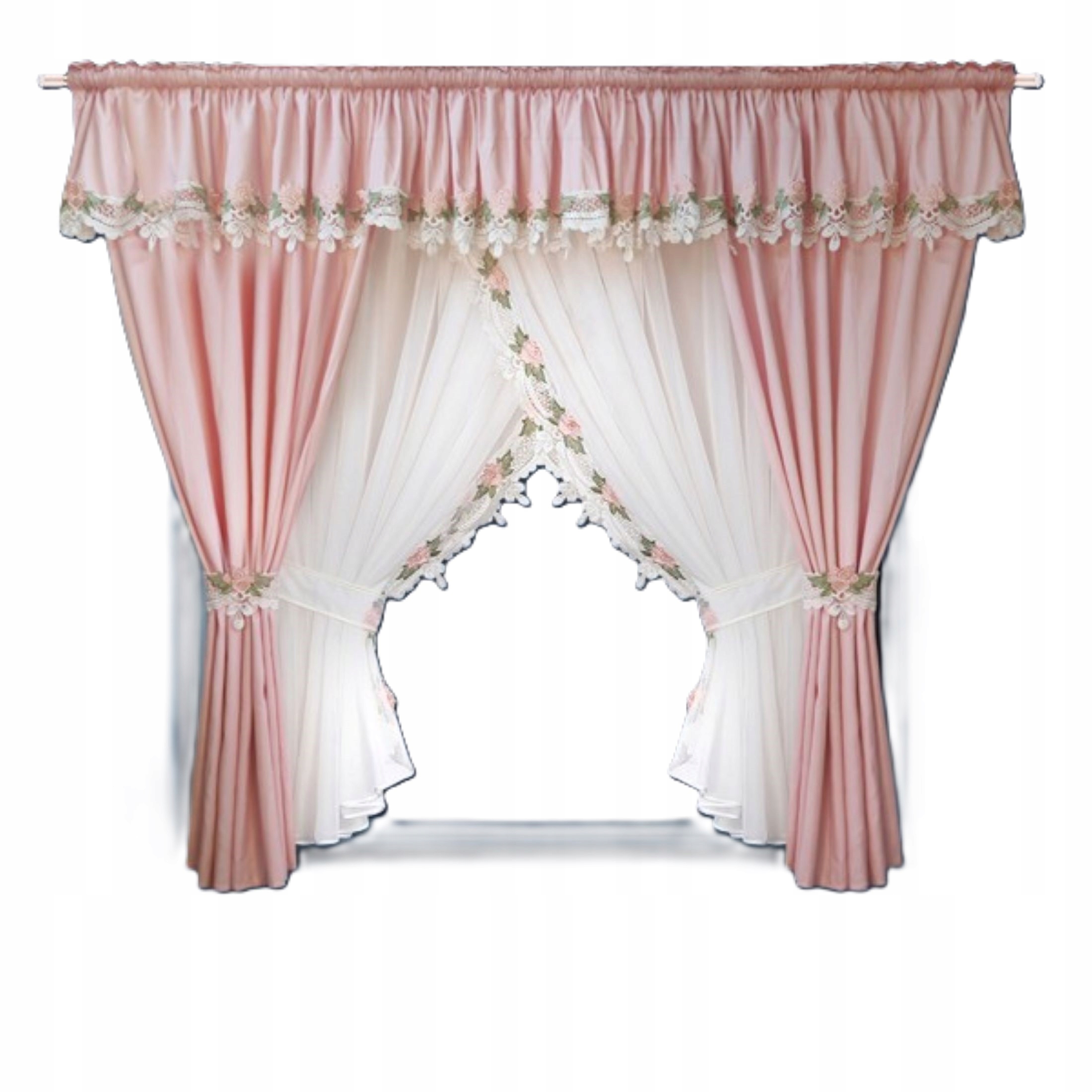 Firany Gotowe 400 X 160 CM Lambrekin Firanki Woal