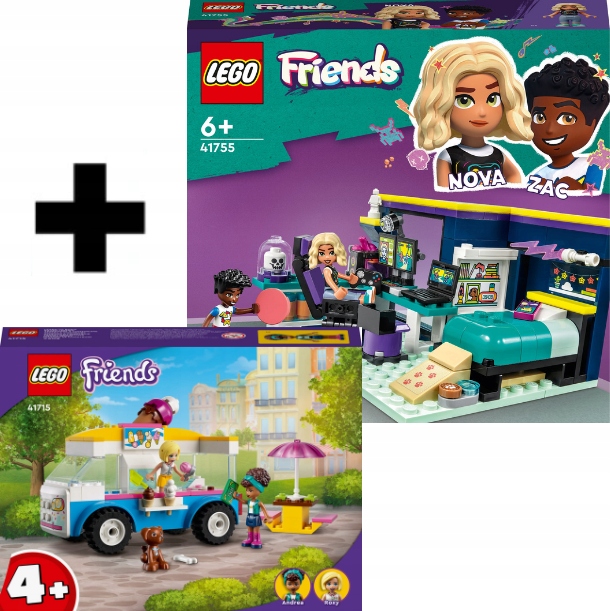 Lego Friends Pokoj Novy 41755 Herna Lego 41715 Dárková Sada