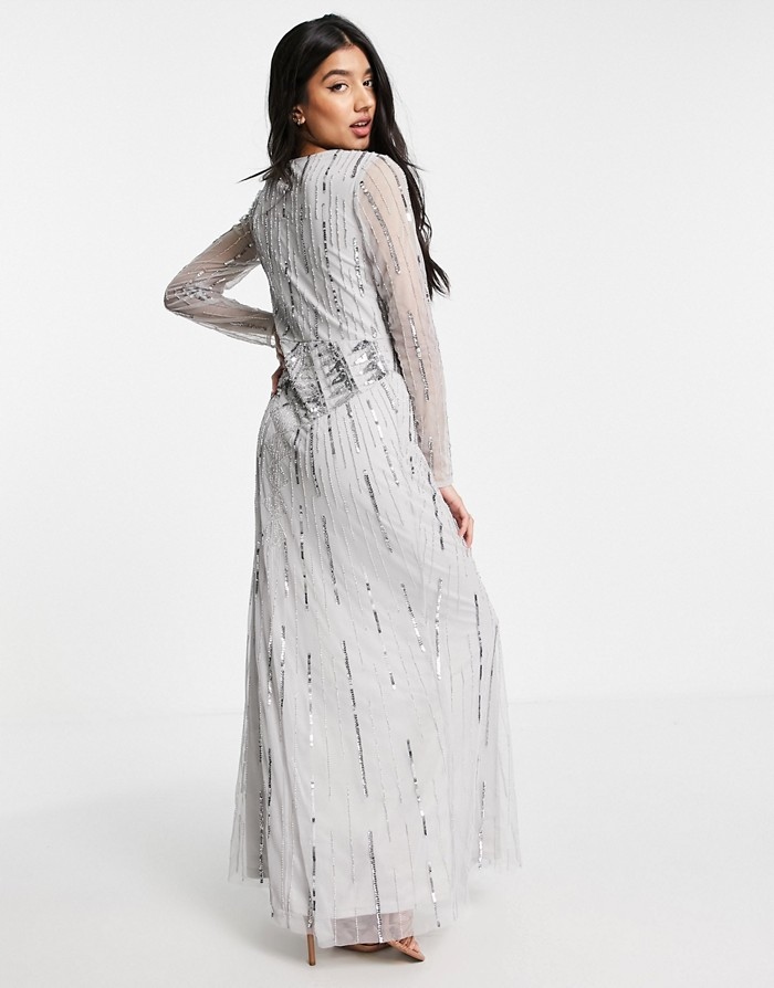 FROCK AND FRILL POPIELATA ZDOBIONA SUKIENKA (34) (5905904798303