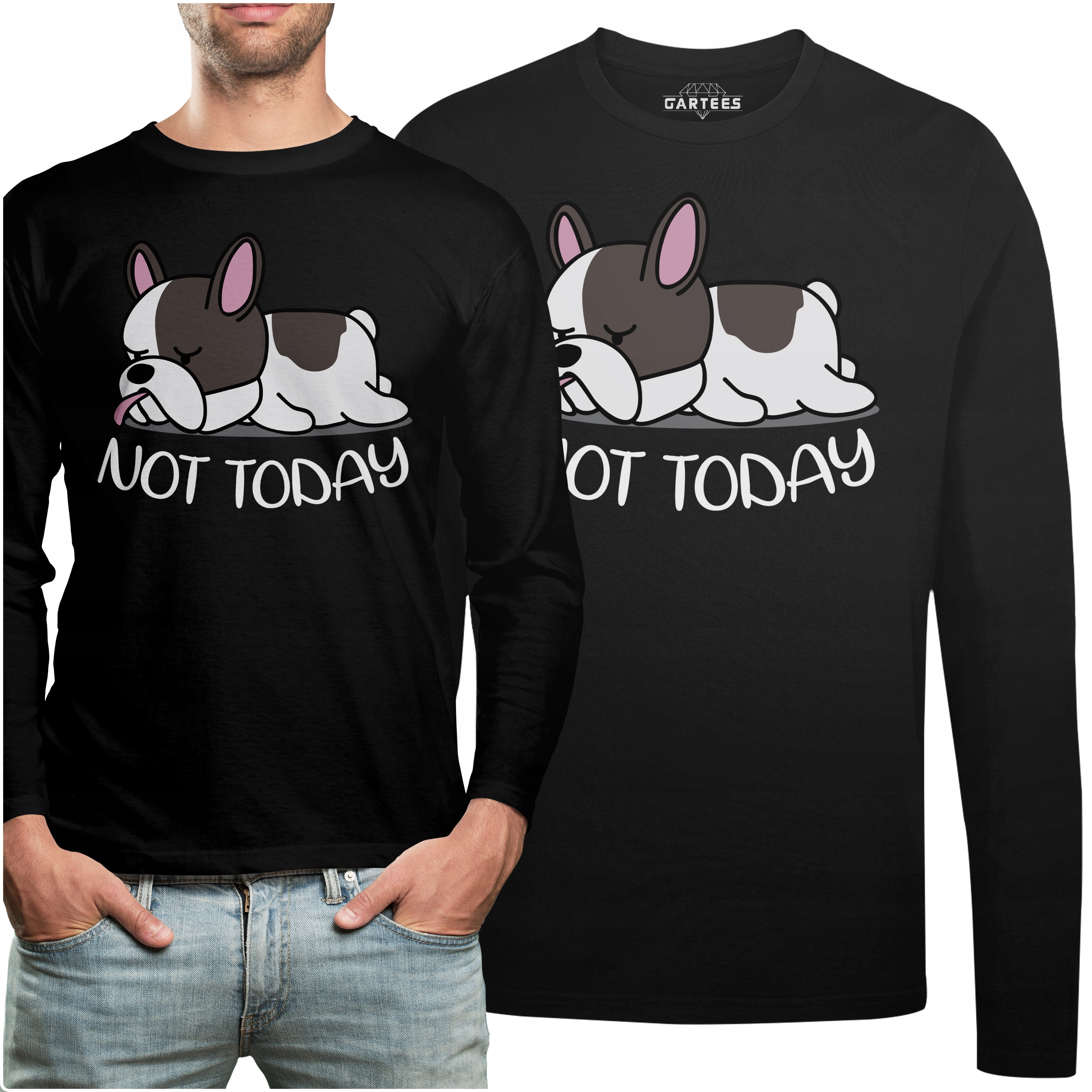 

Koszulka Long Pomysł Na Prezent Not Today Pies