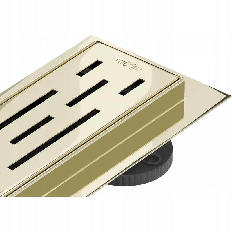 Mexen Flat M01 odtokový žľab 100 cm, zlatá