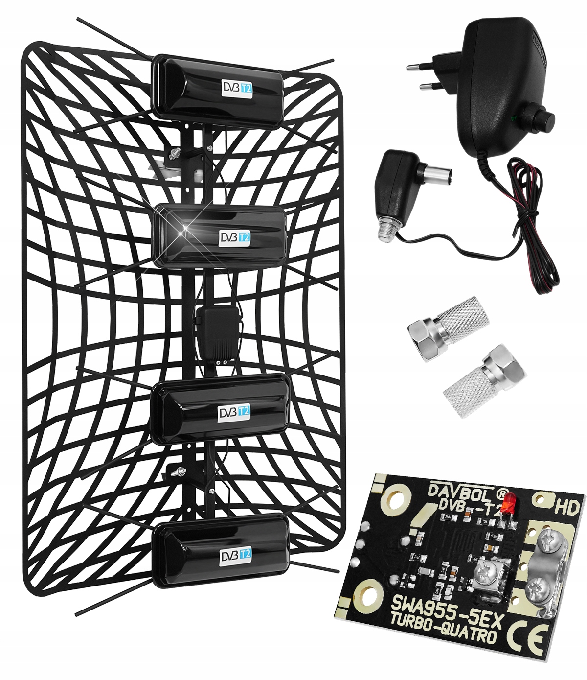 

Najmocniejsza Antena Siatkowa DVB-T2 Axin 4K Lte