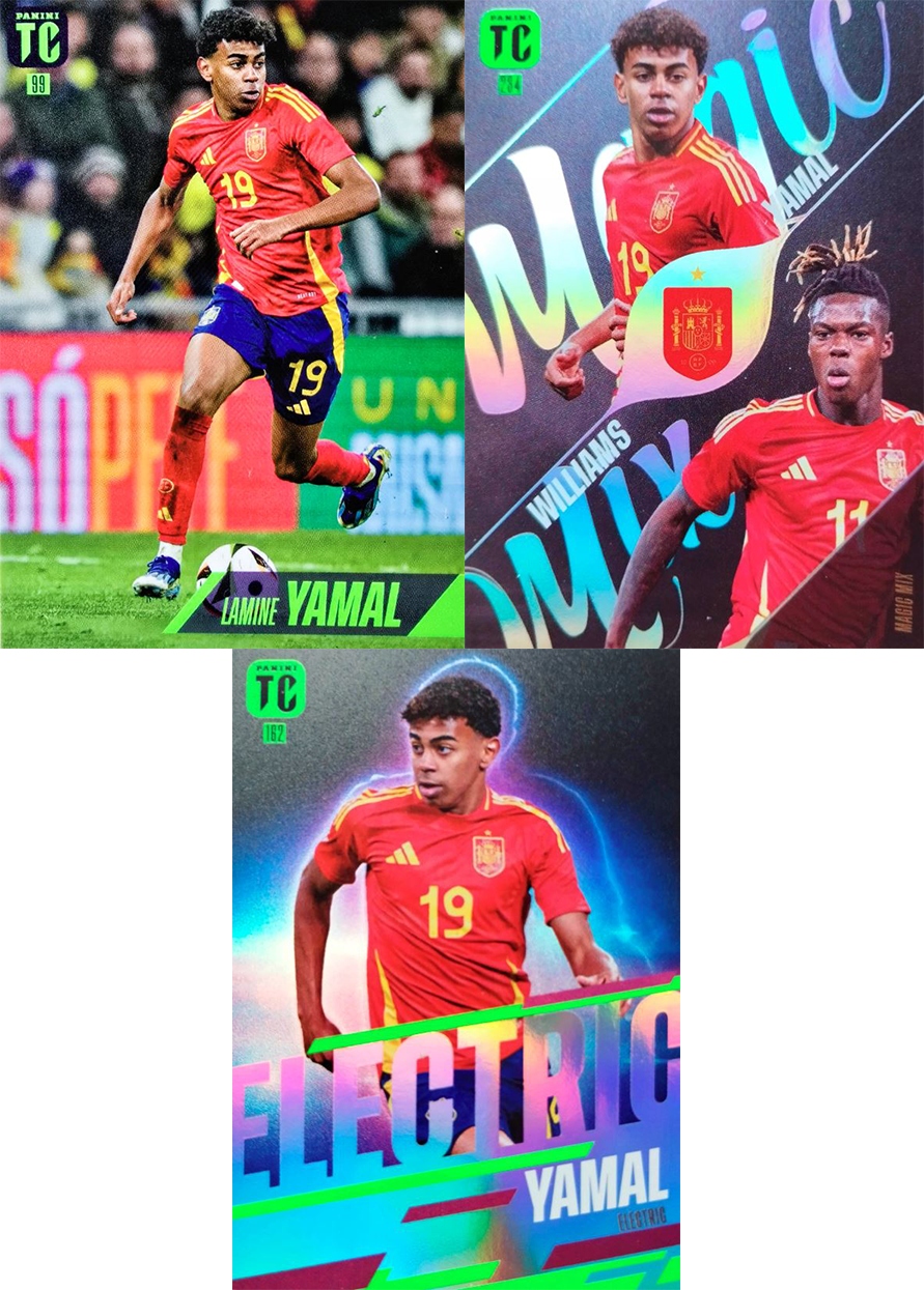 Lamine Yamal Electric Magic MIX 3X Karta Panini Top Class 2025 Williams