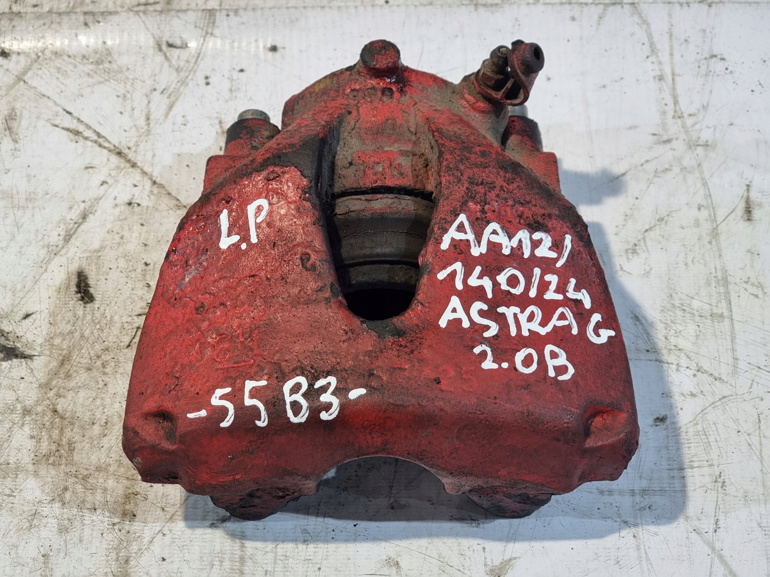 caliper brake left front OPEL ASTRA G II 2.0B 100kW 98r